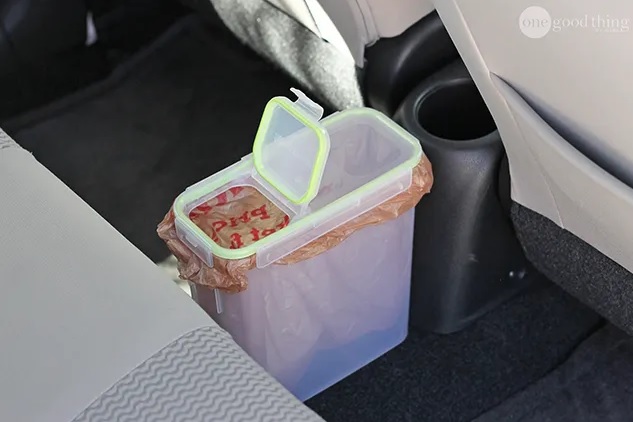 Need A Trash Bin? Use Cereal Bins